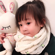 春秋丝巾 新款 秋冬宝宝围脖儿童仿棉麻围巾亲子学生男女童小孩时尚