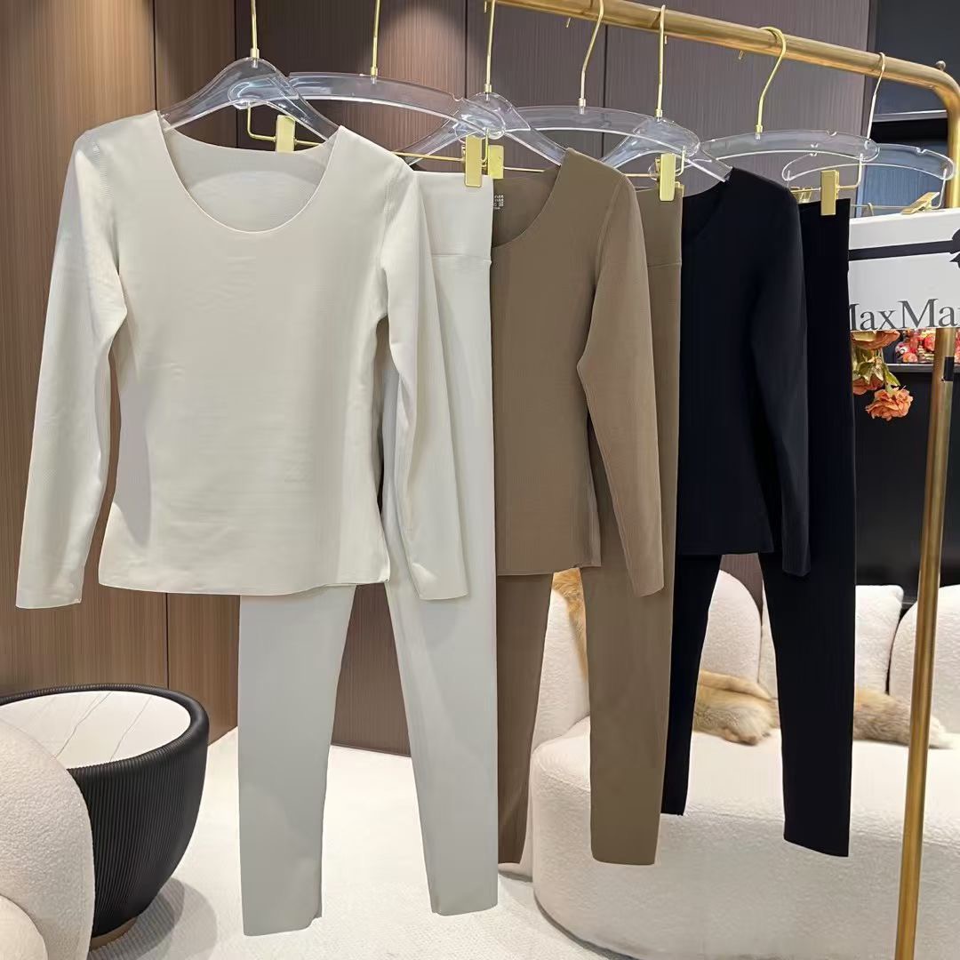 【DY】MaxM无痕双面磨毛保暖套装双重保暖贴片护宫护腰隐形领口