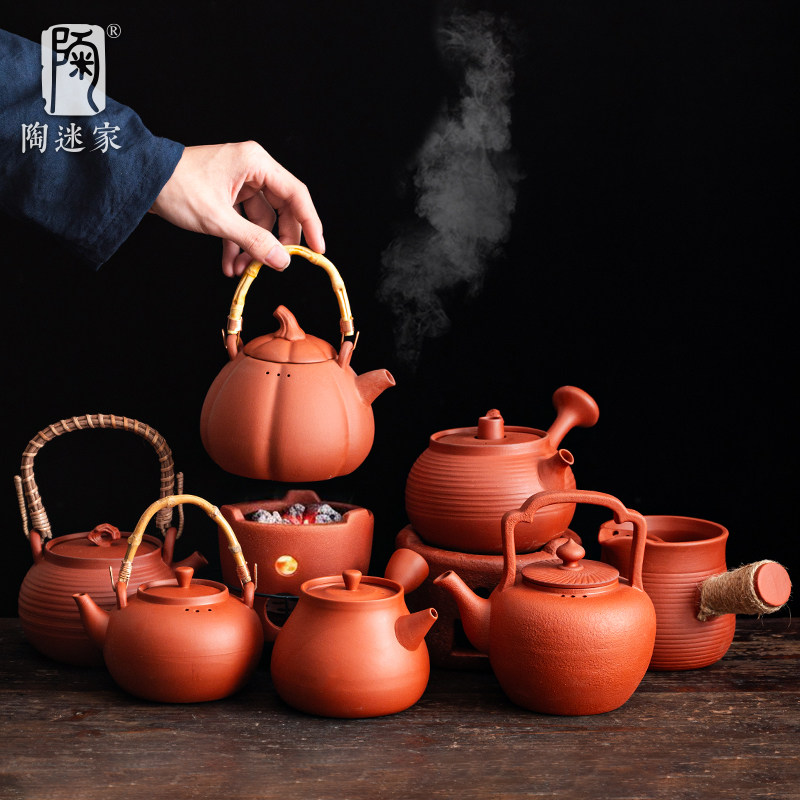 陶迷新款围炉煮茶炉家用室内碳炉烧水壶耐高温明火碳烧火炉煮茶壶,餐饮具,煮茶炉,淘宝优惠券,粉丝福利购,淘宝优惠卷