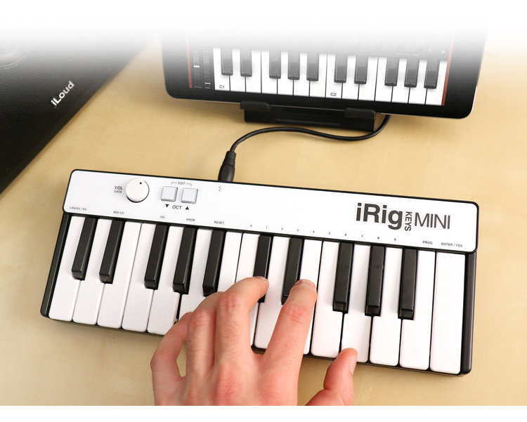 IK Multimedia iRig Keys mini 25键盘USB便携MIDI键盘