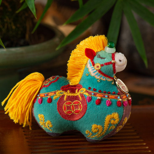 中国非遗唐马手工diy情侣礼物