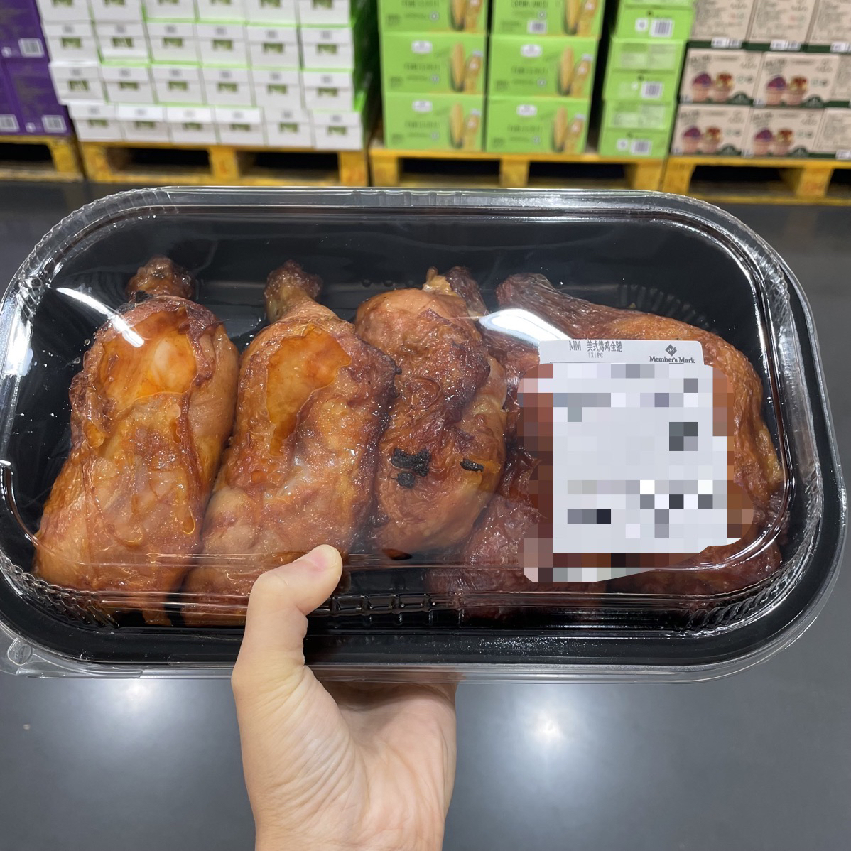 【sam's club】长沙山姆新鲜现烤大鸡腿美式烤鸡全腿5只装