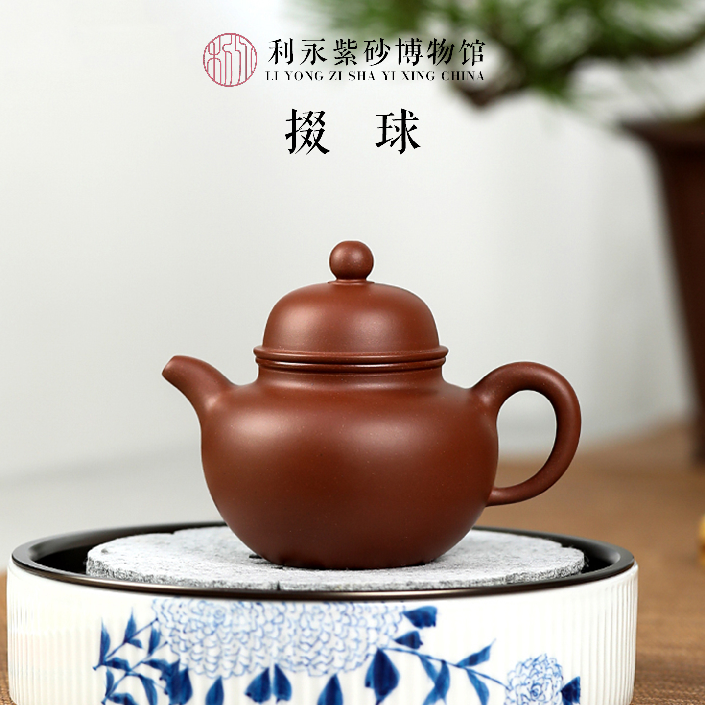 百年利永泡茶具清水泥掇球紫砂壶