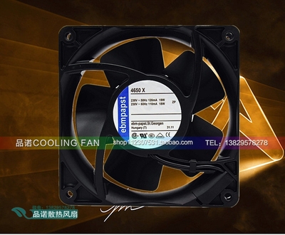 德国EBMPAPST 4650N/X 12038 230V 19W 12CM/厘米 双轴承工业风扇