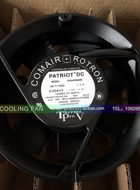 PD24P6NDN 24V 1.0A 康姆罗顿COMAIR 172*51MM全圆 铝框直流风扇