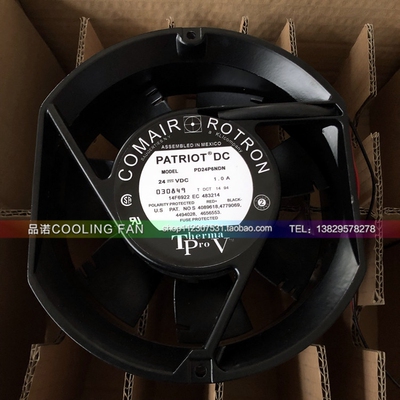 PD24P6NDN 24V 1.0A 康姆罗顿COMAIR 172*51MM全圆 铝框直流风扇