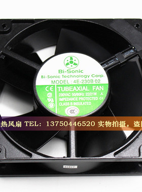 百瑞(Bi-Soni) 4E-230B 02 230V 爆米花排风机 全金属耐高温风扇
