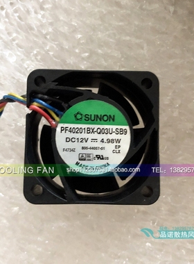 原装SUNON PF40201BX-Q03U-SB9 12V 4.98W 4020 4CM 机箱散热风扇