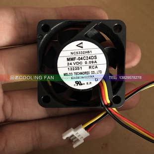 全新三菱驱动器风扇NC5332H61 MMF-04C24DS-RCA 4015 24V 0.09A