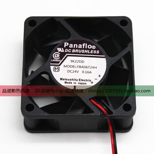 FBA06T24H 9K22DD全新panaflo 6025 24V 0.11A 6CM 变频风扇