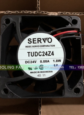TUDC24Z4-083 DC24V 0.08A 1.8W SERVO 6025 6CM厘米伺服散热风扇