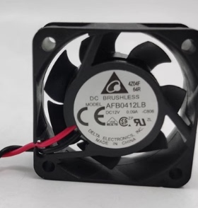 全新AFB0412LB 双滚珠机箱12V0.09A静音电脑主板散热风扇4015 4CM