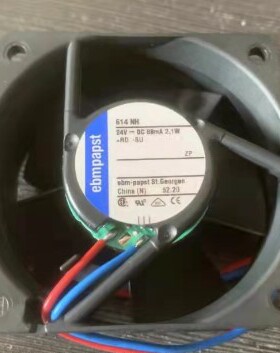 正品原装德国papst TYP 614NH 24V 2.1W 6CM 6025变频器散热设备