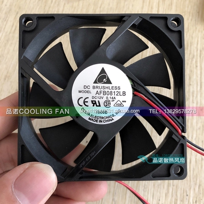 台达 AFB0812LB 12V 0.14A 8CM/厘米 8015 超静音机箱散热风扇