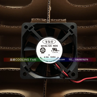 原装 TT 6015L12C ND5 12V 0.15A 6CM 6015 静音散热风扇