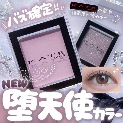 堕落天使！日本KATE凯朵2025新品单色眼影070/071 哑光细闪消肿