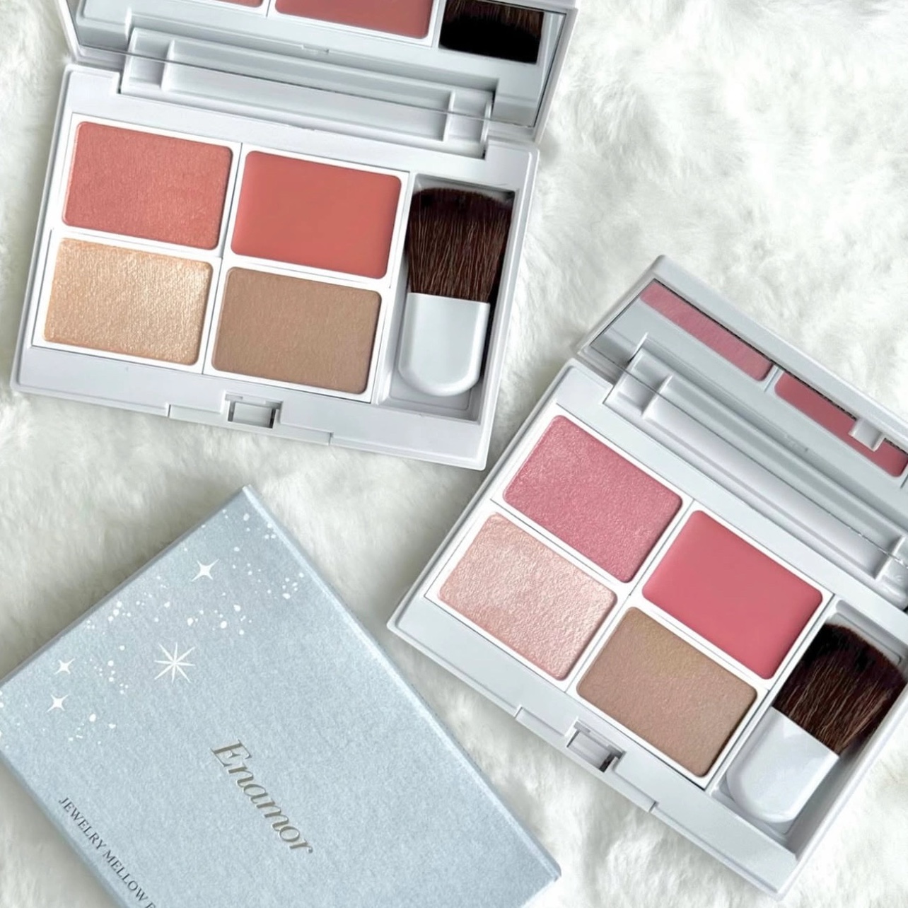 12.1发售！ 日本kajieri品牌Enamor2025圣诞限定眼影腮红彩妆盘
