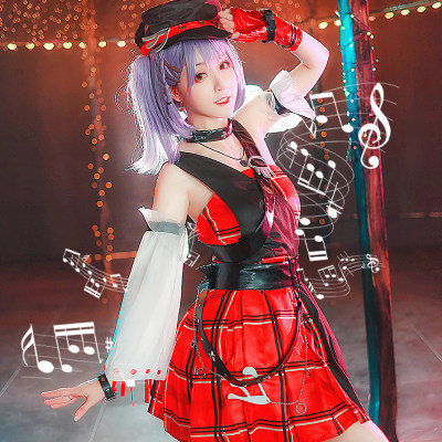 王者荣耀cos键盘手周瑜吉他手小乔音你心动520皮肤cosplay服装校