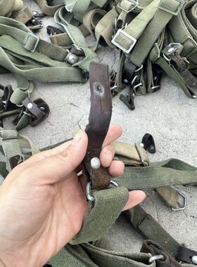 拍一个发三个二手交旧牛皮扣帆布背带木仓背带 吉他乐器背带
