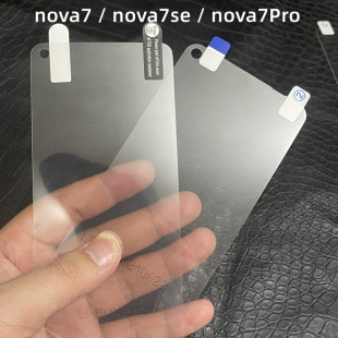 华为nova7原机膜nova7Pro原厂软膜NOVA7SE出厂原装贴膜TP自带nova6原配手机膜nova6se透明售后nova5菲林膜5G