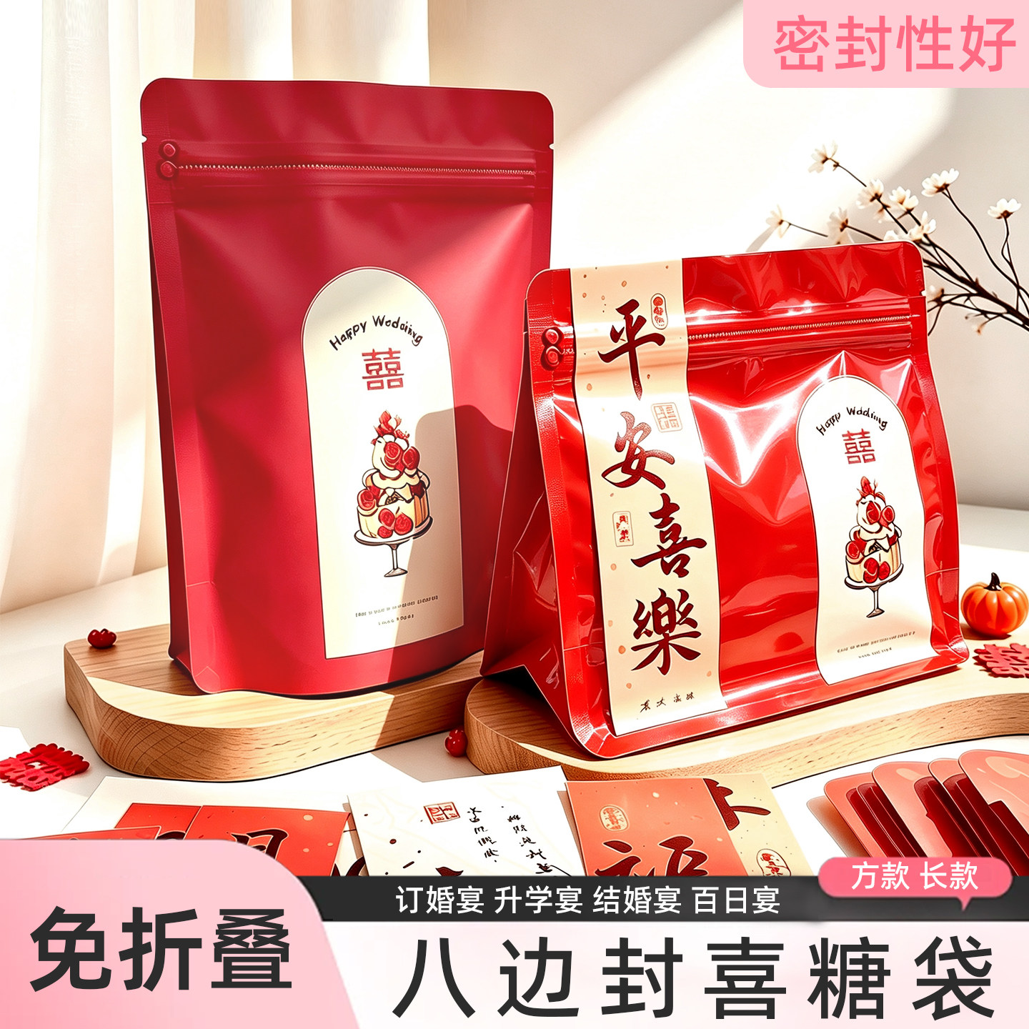 喜糖袋咖啡袋订婚喜糖盒茶叶袋结婚礼盒空盒咖啡豆包装袋子可定制图片