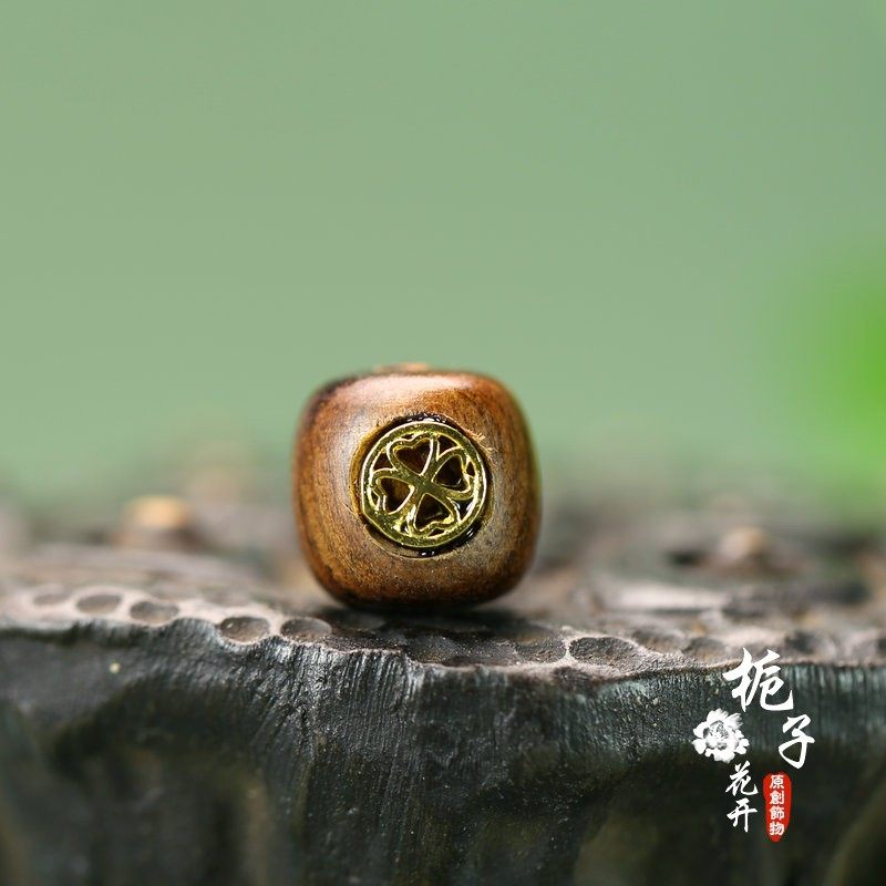 12*11mm天然檀木老型珠款捻珠