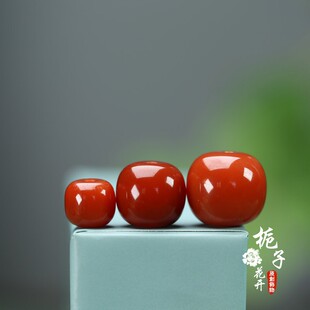 天然红玛瑙老型珠9-15mm散珠手工DIY手链手串项链隔珠配件饰品