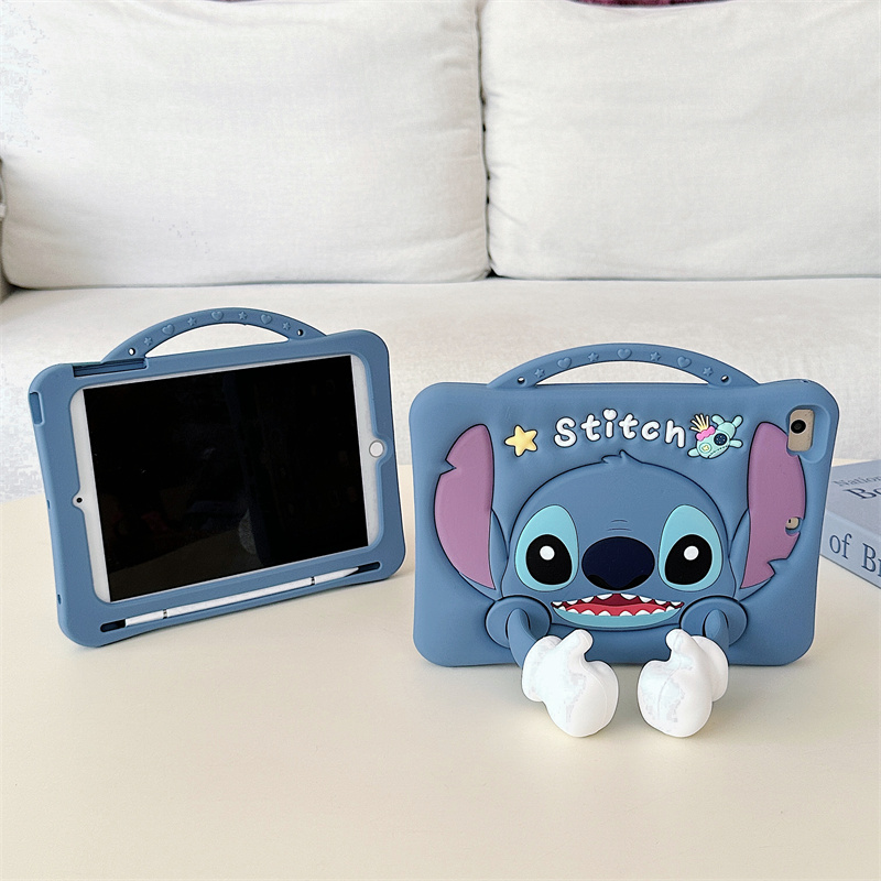 适用华为AGS6-W00硅胶套手提拇指支架Matepad SE 11寸史迪仔BZH5-W00平板壳matepad11手拎儿童款BZF5-W00后壳