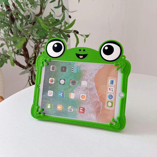 适用iPad Mini6平板保护套苹果7代8.3英寸青蛙外壳A2567防摔软壳mini7可爱卡通青蛙壳子A17pro男童手提支架