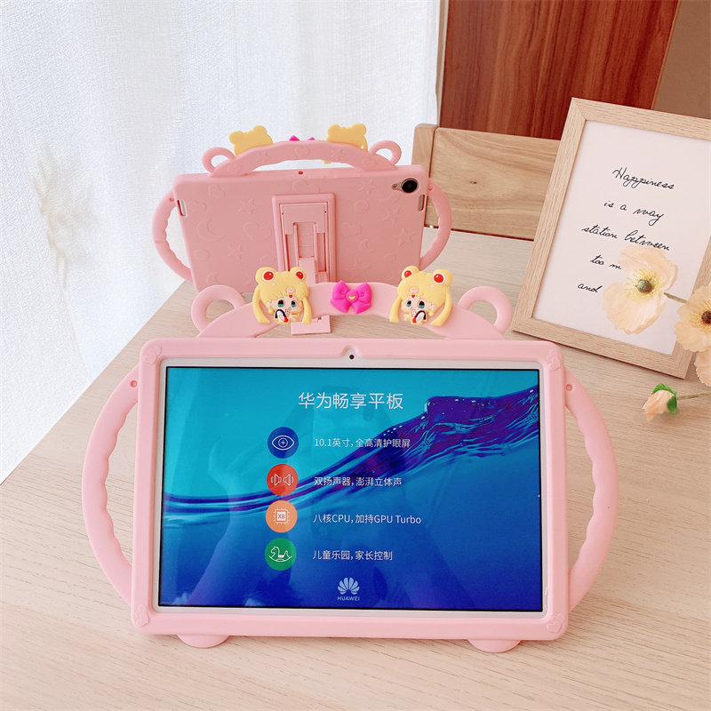 适用联想小新pad硅胶套10.6寸保护套手柄TB128FU平板电脑11英寸TB-J606F/J607Z全包启天K10pro女款软壳宇航员