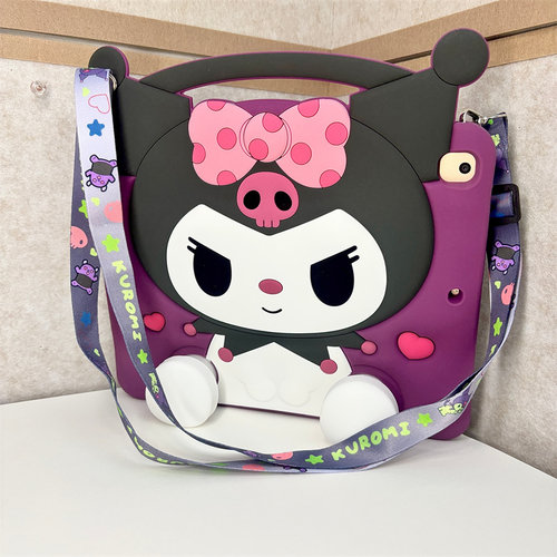 适用华为AGS6-W00硅胶套伸脚稳固支架Matepad SE 11寸库洛米BZH5-W00平板壳matepad11手拎儿童款BJS5-W00壳