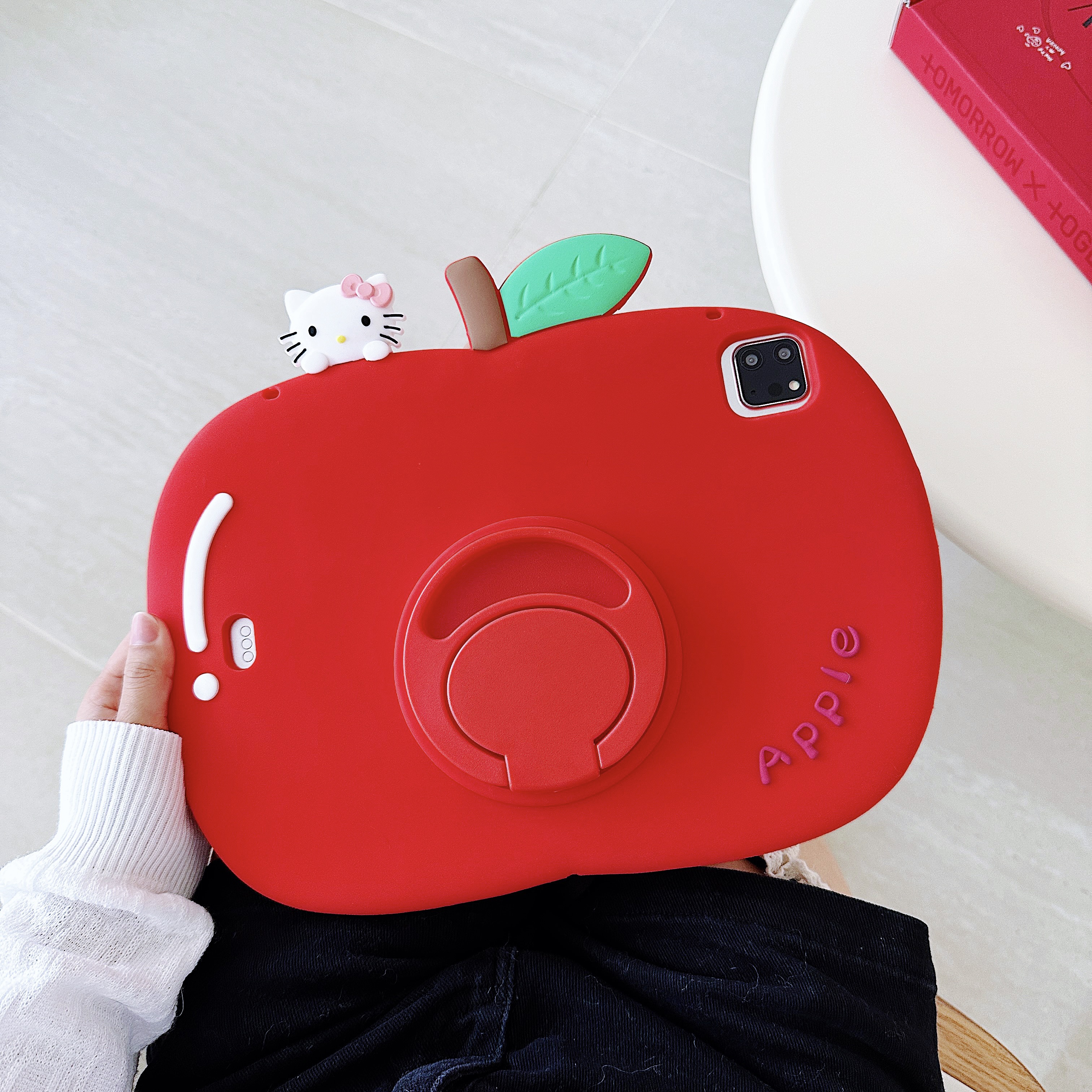 亲肤柔软红苹果喵咪壳防摔壳