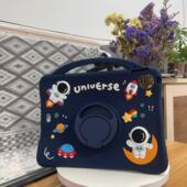 适用vivopad5平板硅胶壳iqoopad5全包卡通壳ipa2556儿童手提笔槽外壳vivopad2旋转后壳iqoopad2宇航员套