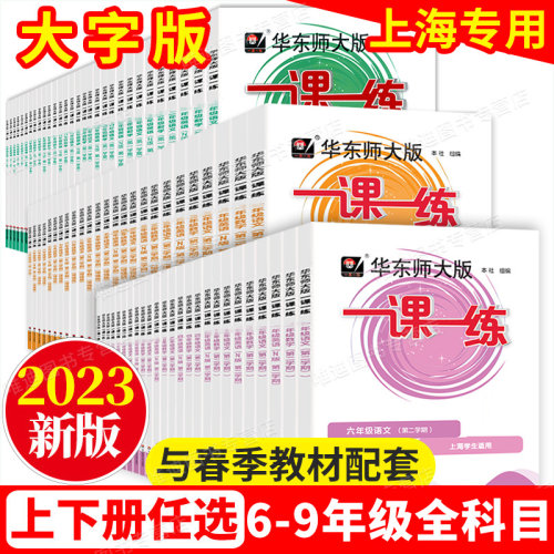 华师大版一课一练七八九年级