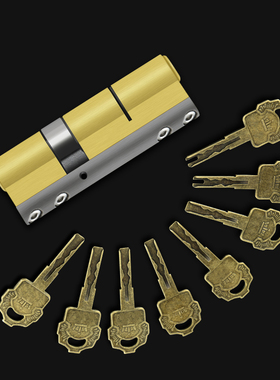 全铜超C级盼盼通用型家用大门实木门防盗门适用D级锁芯门锁心老式