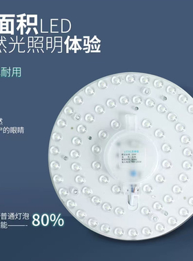 吸顶灯Led灯芯专用磁吸走廊替换芯光源模组超亮灯条过道家用恒流