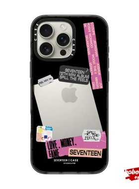 case源厂！SEVENTEEN联名系列相框可放小卡拍立得照片magsafe适用iPhone17/16/15/14/13/Pro/Max防摔手机壳
