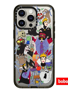 case源厂！迪士尼反派联盟 邪恶皇后贴纸 magsafe兼容适用iPhone17/16/15/14/Pro/Max万圣节防摔磁吸手机壳