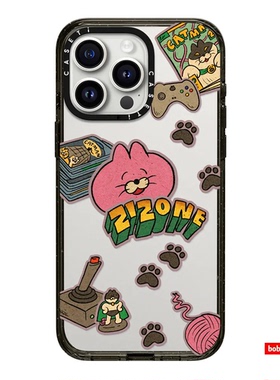 CASE源厂！Zizone联名系列 PINGO棕色贴纸 magsafe兼容适用于iPhone17/16/15/14/13/Pro/Max防摔磁吸手机壳