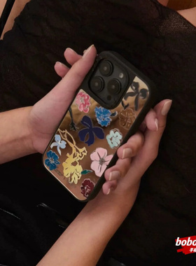 case源厂！ 卡罗琳的幻想系列 蝴蝶结花朵 magsafe适用iPhone17/16/15/14/13/12/Plus/Pro/Max防摔磁吸手机壳