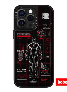 CASE源厂！漫威钢铁侠系列  盔甲图红色 magsafe适用于iPhone17/16/15/14/Plus/Pro/Max磁吸防摔手机保护壳