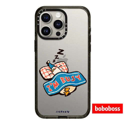 cassti源厂！SSEBONG鸭鸭系列 忙着睡觉鸭 magsafe兼容 适用于iPhone17/16/15/14/Pro/Max防摔透明磁吸手机壳