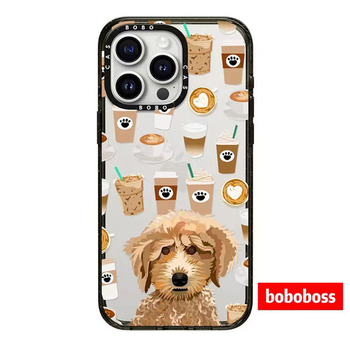 cassti源厂！贵宾犬和咖啡Poodle适用iPhone18/17/16/15/14/13/12/Pro/Max防摔magsafe磁吸手机壳