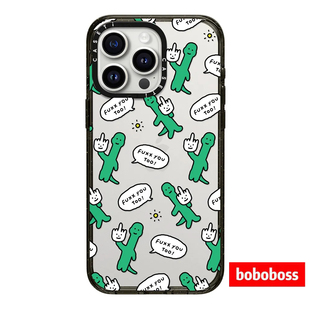 ssti源厂！JOGUMAN系列 生气的小恐龙 magsafe兼容适用于iPhone17/16/15/14/Plus/Pro/Max防摔透明磁吸手机壳