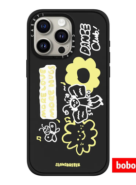 cassti源厂！Slowcoaster联名系列 花与蝴蝶 magsafe兼容 适用于iPhone16/15/14/Plus/Pro/Max防摔磁吸手机壳