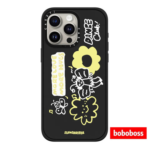cassti源厂！Slowcoaster联名系列 花与蝴蝶 magsafe兼容 适用于iPhone16/15/14/Plus/Pro/Max防摔磁吸手机壳