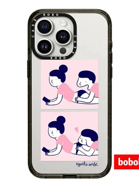 case源厂！秀色可餐Bon Appetit适用iPhone17/16/15/14/13/12/Plus/Pro/Max情侣防摔磁吸透明手机壳