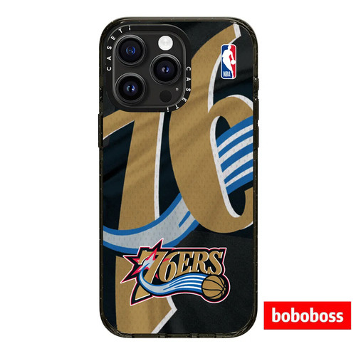 ssti源厂！NBA联名系列 费城76人队复古球衣magsafe适用于iPhone17/16/15/14/13/Plus/Pro/Max防摔磁吸手机壳