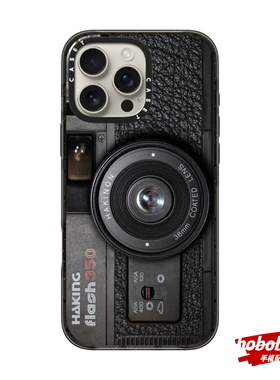 case源厂！艺术家联名系列 38mm照相机图案适用于iPhone17/16/15/14/13/Plus/Pro/Max防摔magsafe磁吸手机壳