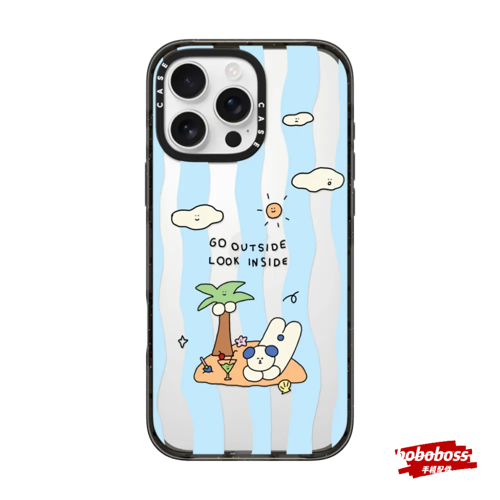 case源厂！ 艺术家联名系列 爱上大海 magsafe适用iPhone17/16/15/14/13/Pro/Max防摔磁吸手机壳